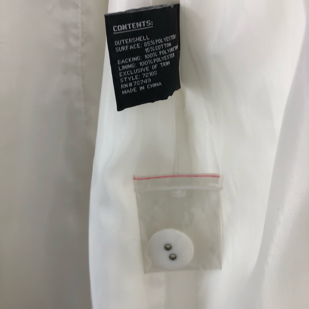 WET SEAL Women’s spring jacket black& white size L belted - Picture 3 of 6